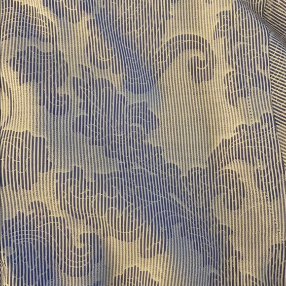 Thomas Dean Blue Paisley Shirt - Picture 4 of 4